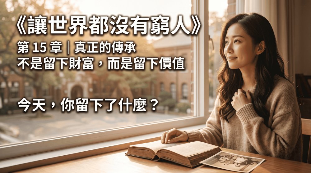 第 15 章｜真正的傳承，不是留下財富，而是留下價值