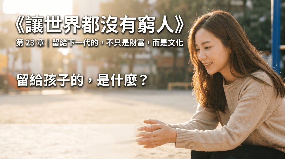 第 23 章｜留給下一代的，不只是財富，而是文化